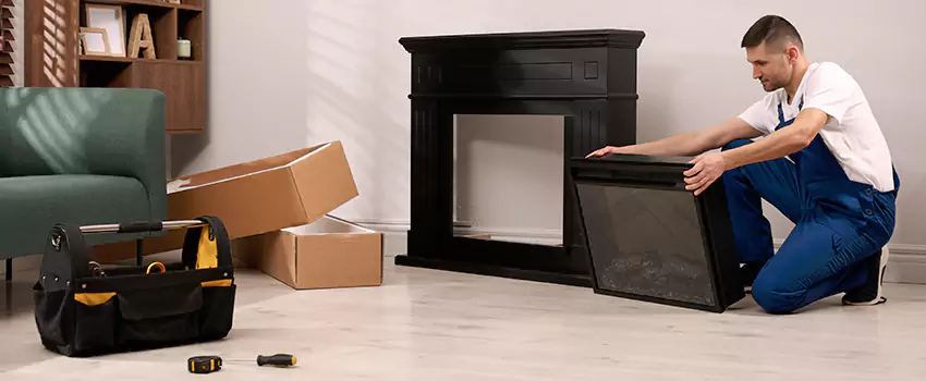 Old Rusted Metal Fireplace Repair And Replacement in Florence, KY